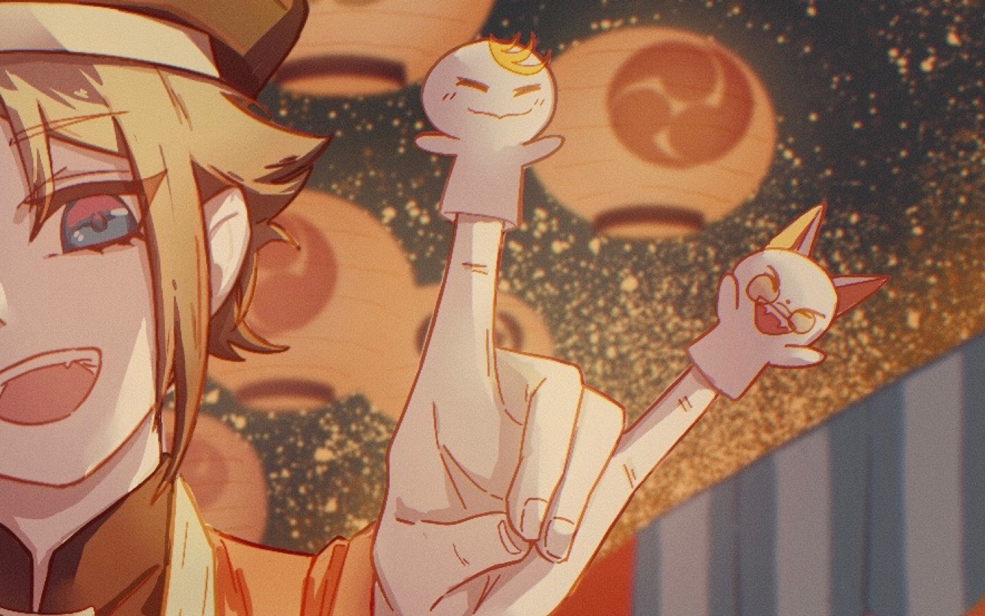 「shusta」" お祭り " ( shu yamino&mysta rias绘画过程)