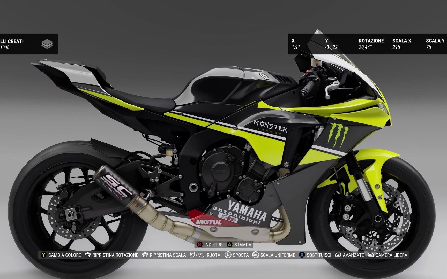 yamaha r1 2020 nec livery ride 4 editor_哔哩哔哩bilibili