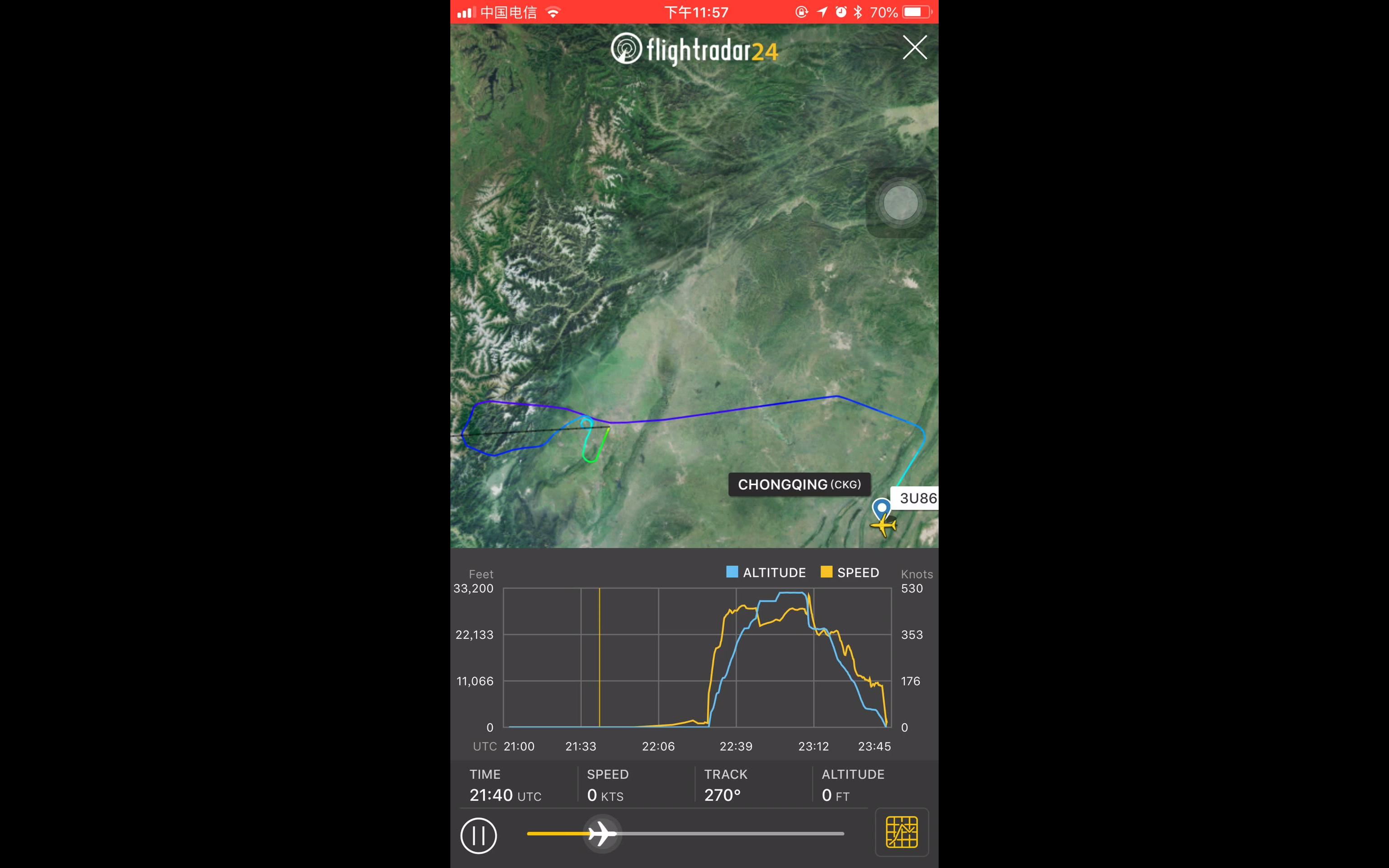 【电影《中国机长》原型航班】川航3U8633次航班飞行轨迹信息哔哩哔哩bilibili