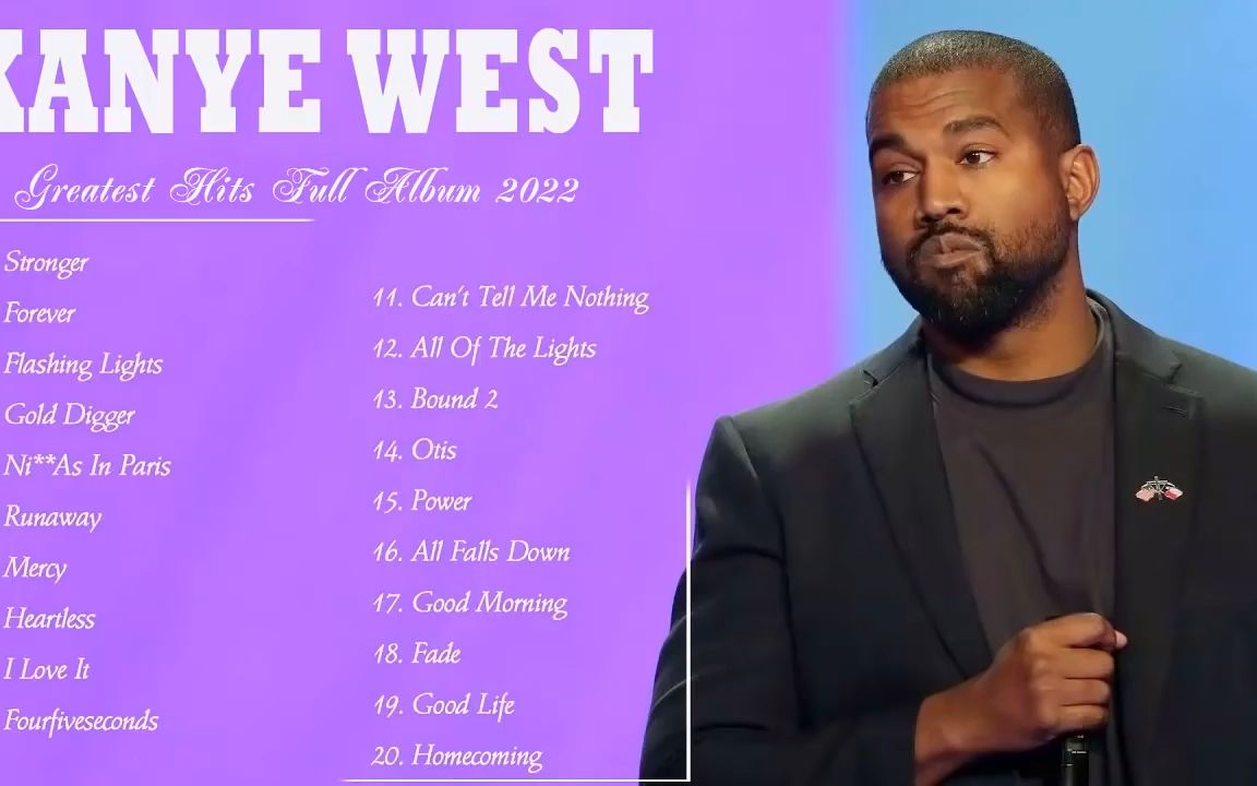 侃爷Kanye West经典歌曲合集哔哩哔哩bilibili