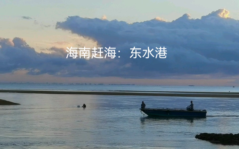 海南赶海:最美东水港哔哩哔哩bilibili