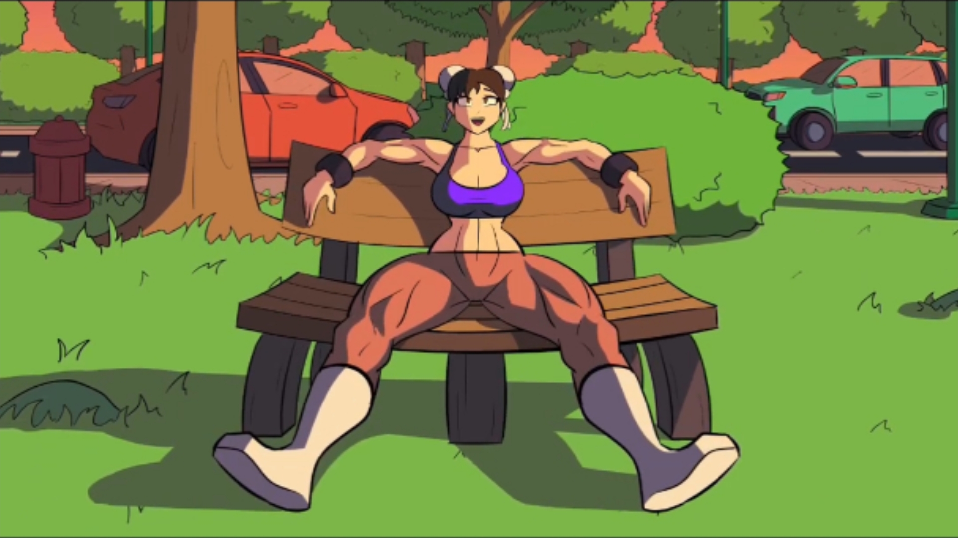 春丽的肌肉太多太重了