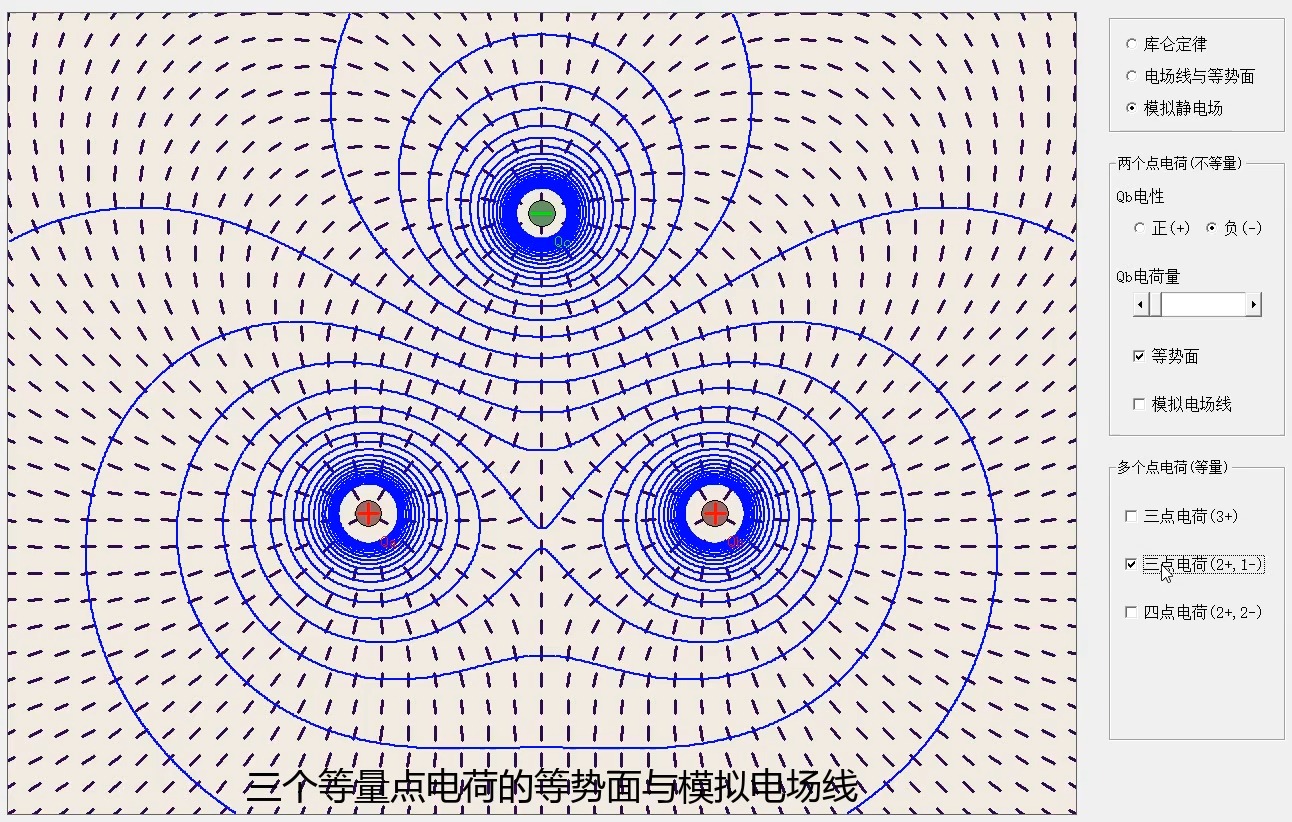 常见电场线分布图图片