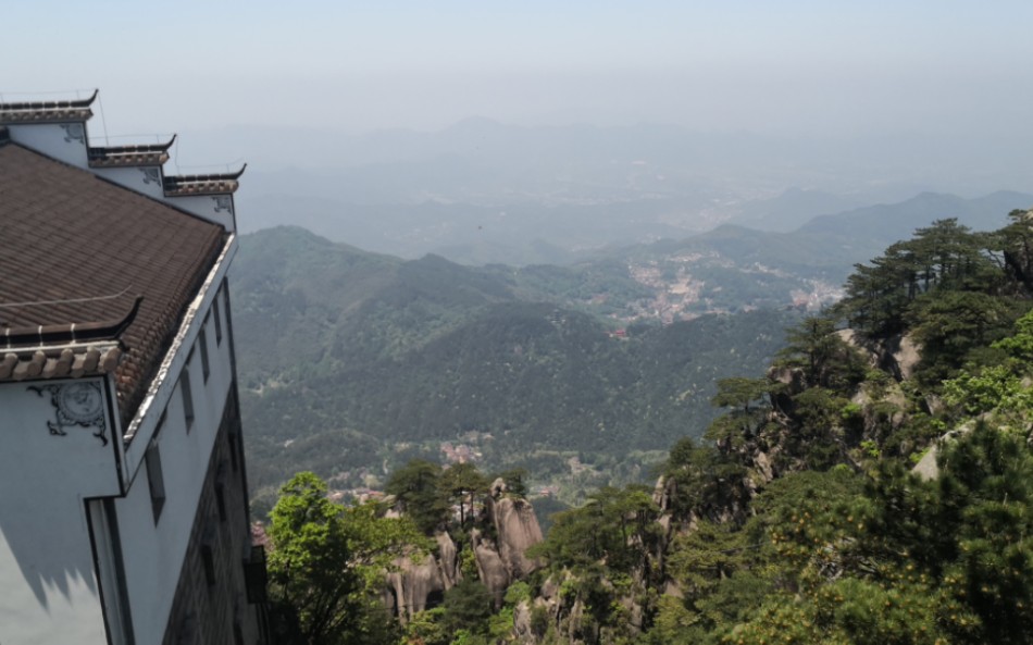 登上九华山天台景区