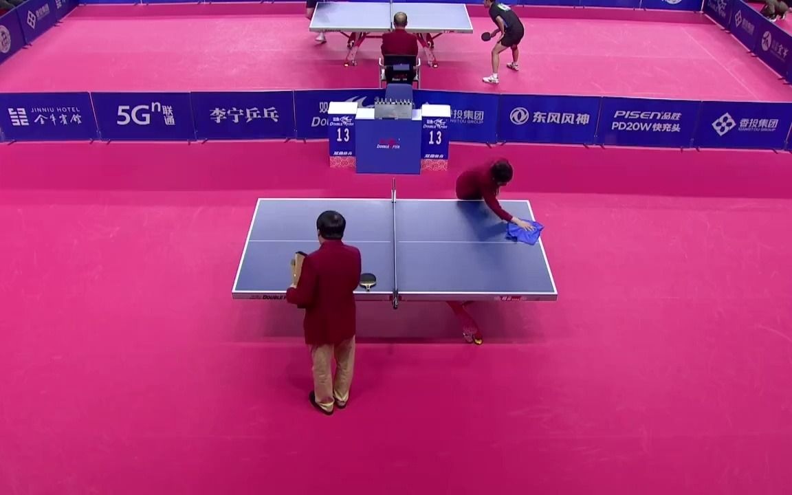 2021全运会资格赛男单第四轮王林堃vs高杨