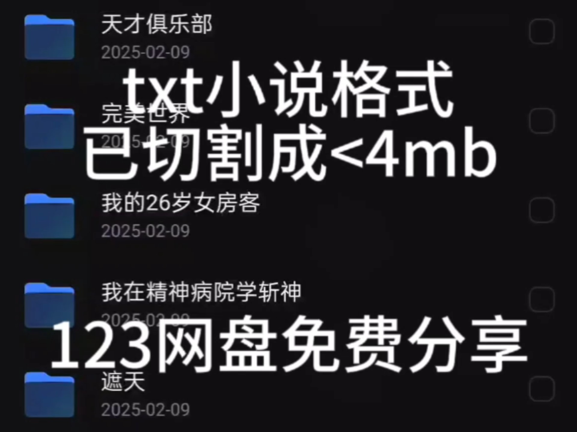 自我整理分享txt格式小说文件(已切割)链接在简介哔哩哔哩bilibili