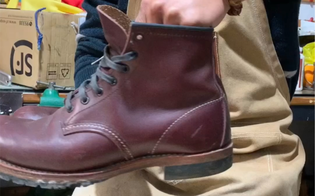 活动作品redwing红翼9013系列换前掌修复贝克曼鞋底