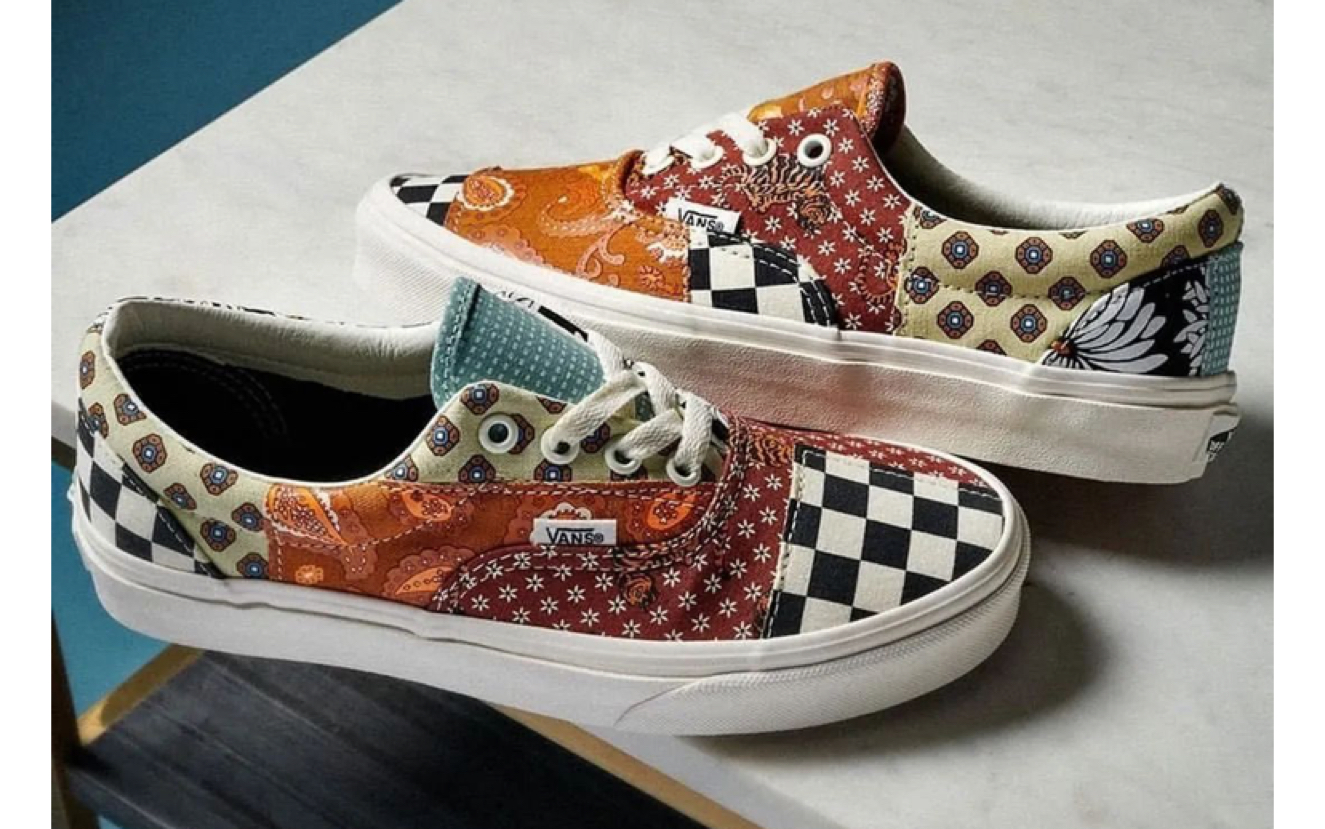 vansera复古限定宝藏拼接腰果花