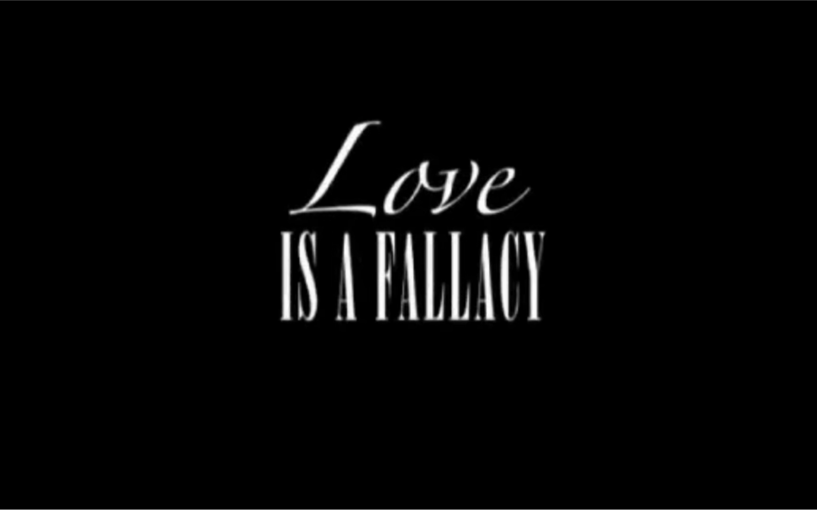 [图]love is a fallacy英语课本剧