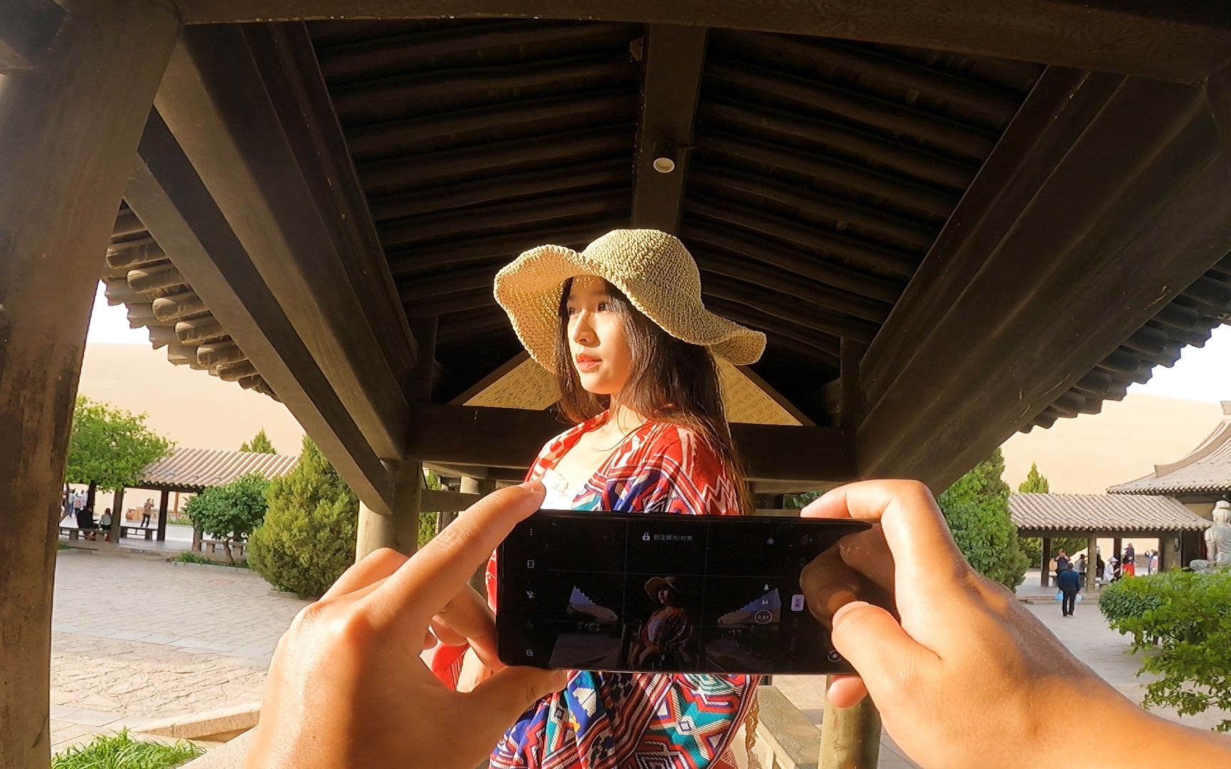 一加9pro手机摄影第一视角教你如何在景点拍出有故事感的旅行照片