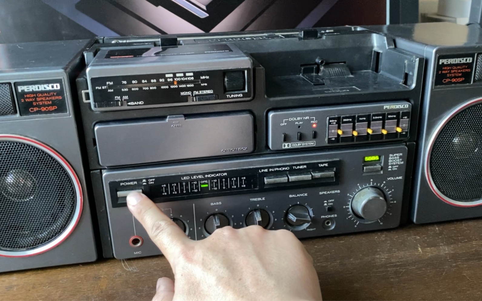 日立高端多模块分体抽拉式组合收录放一体机hitachi cp-90s分享 华仔