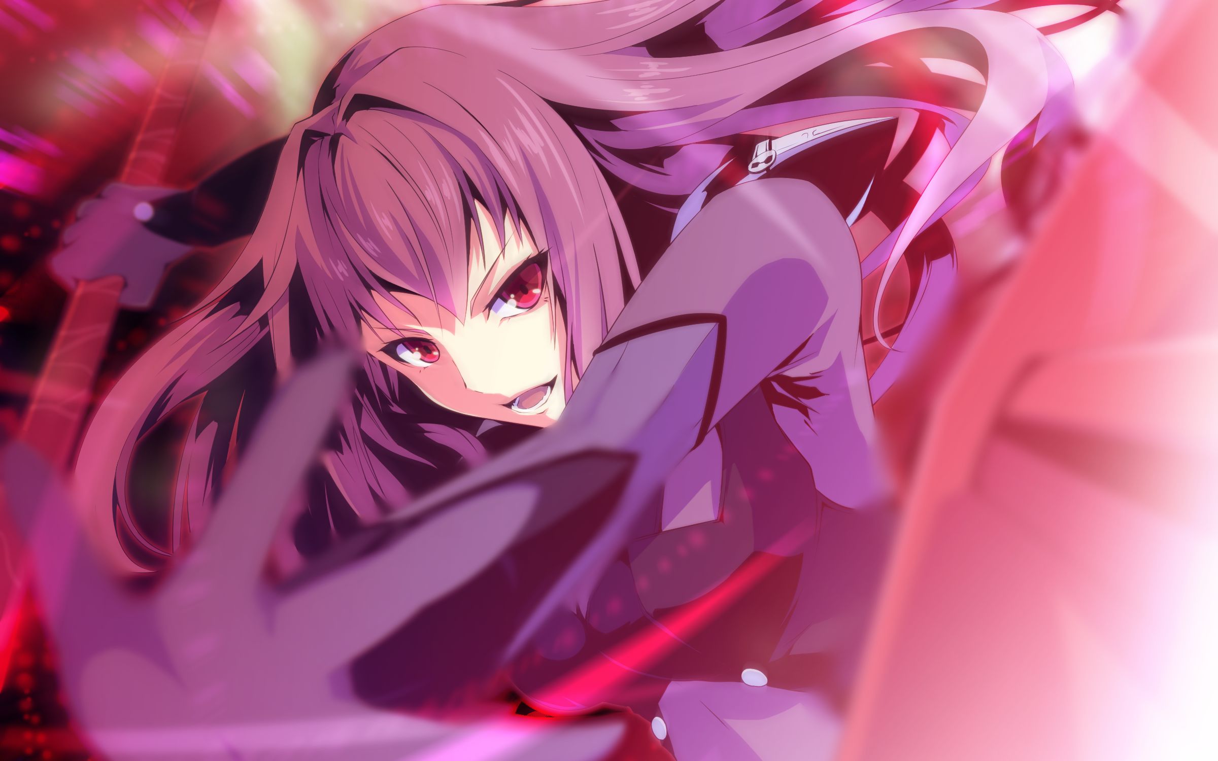 紫发老妪终改模!【fgo师匠斯卡哈改模直播演示】