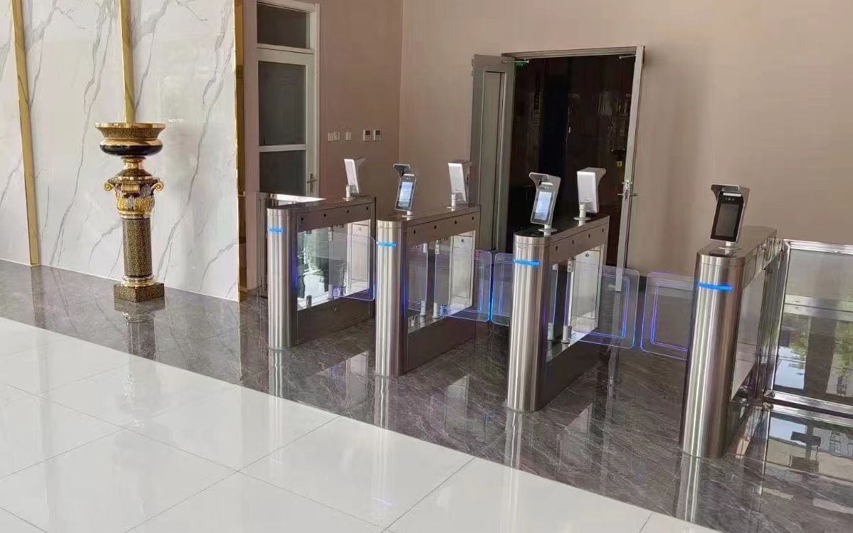 菱翼达智能门禁摆闸 写字楼考勤门禁速通门 人脸识别通道闸机