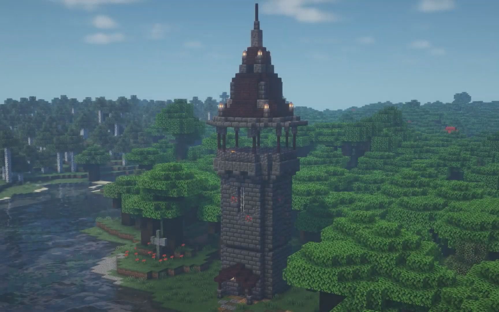 哨塔刷铁塔!/建筑教程【搬运】