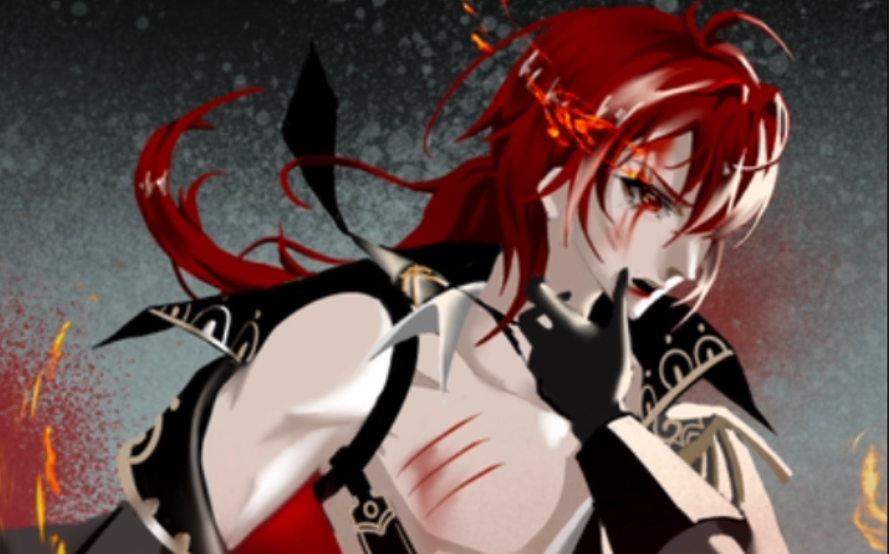 活动作品战损迪卢克评论区揪一只关注画个原神同人