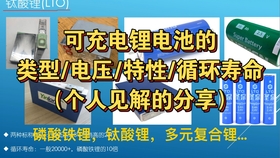 几种常见的锂电池的特性与循环寿命 个人收集的干货 磷酸铁锂 钛酸锂 多元复合锂 三元锂 钴酸锂 锰酸锂 哔哩哔哩