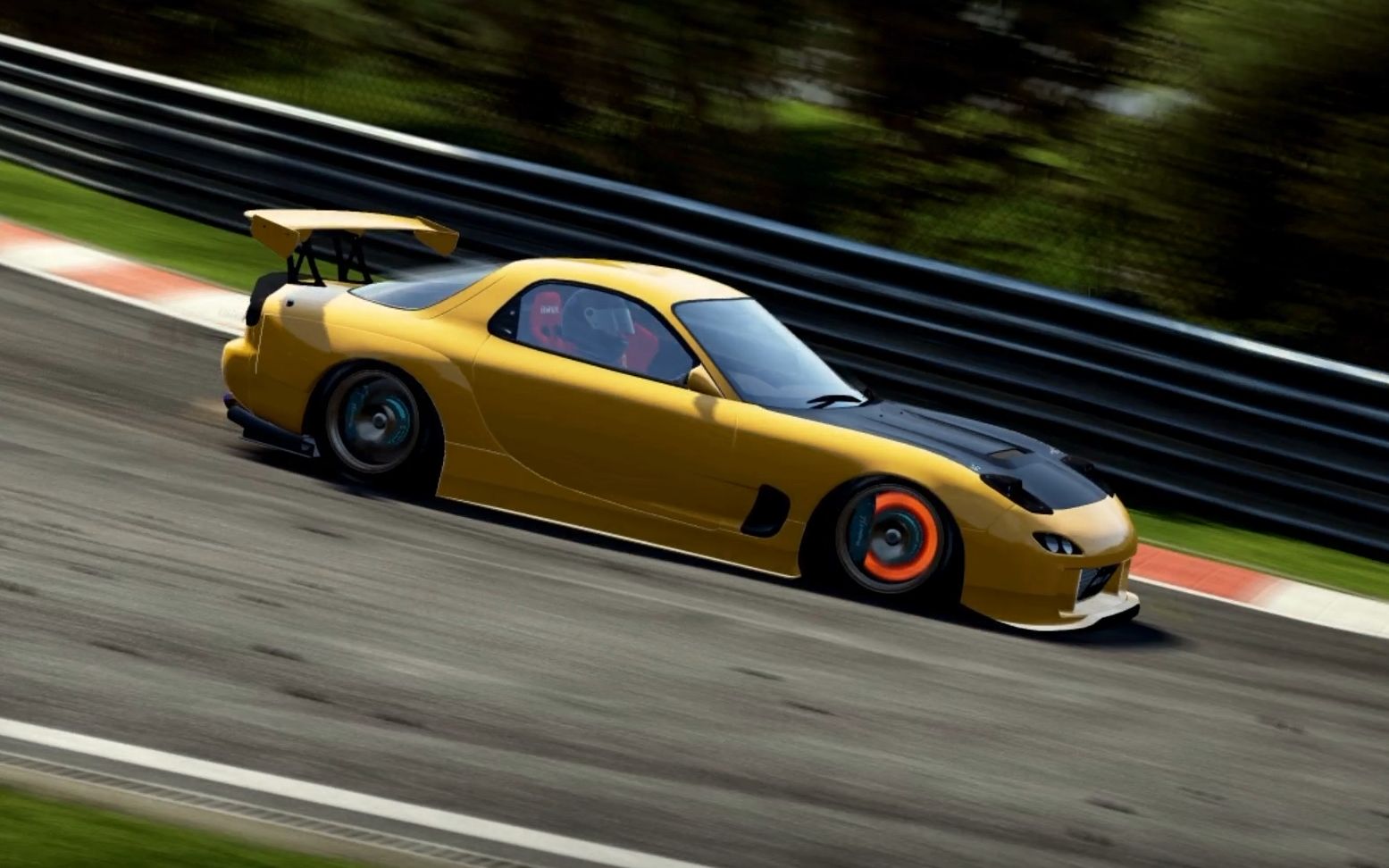 红烧刹车碟!雨宫rx-7 fd纽北激走!