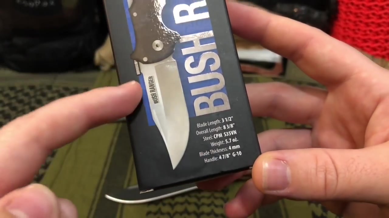 冷钢折刀世界最强壮的pocketknifecoldsteelbushranger