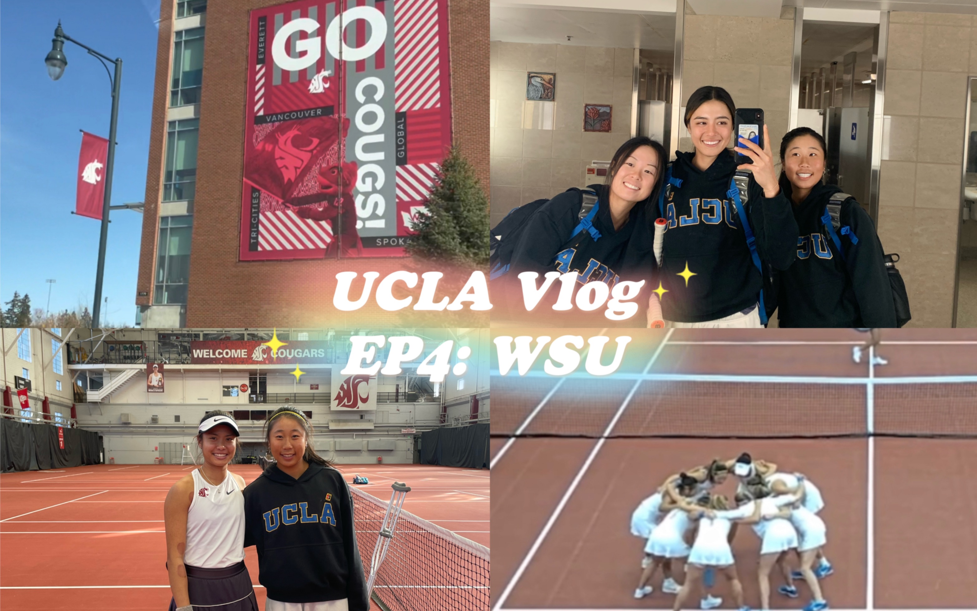 ⷠUCLA tennis Vlog ⷠEp4: WSU 华盛顿之行圆满落幕哔哩哔哩bilibili