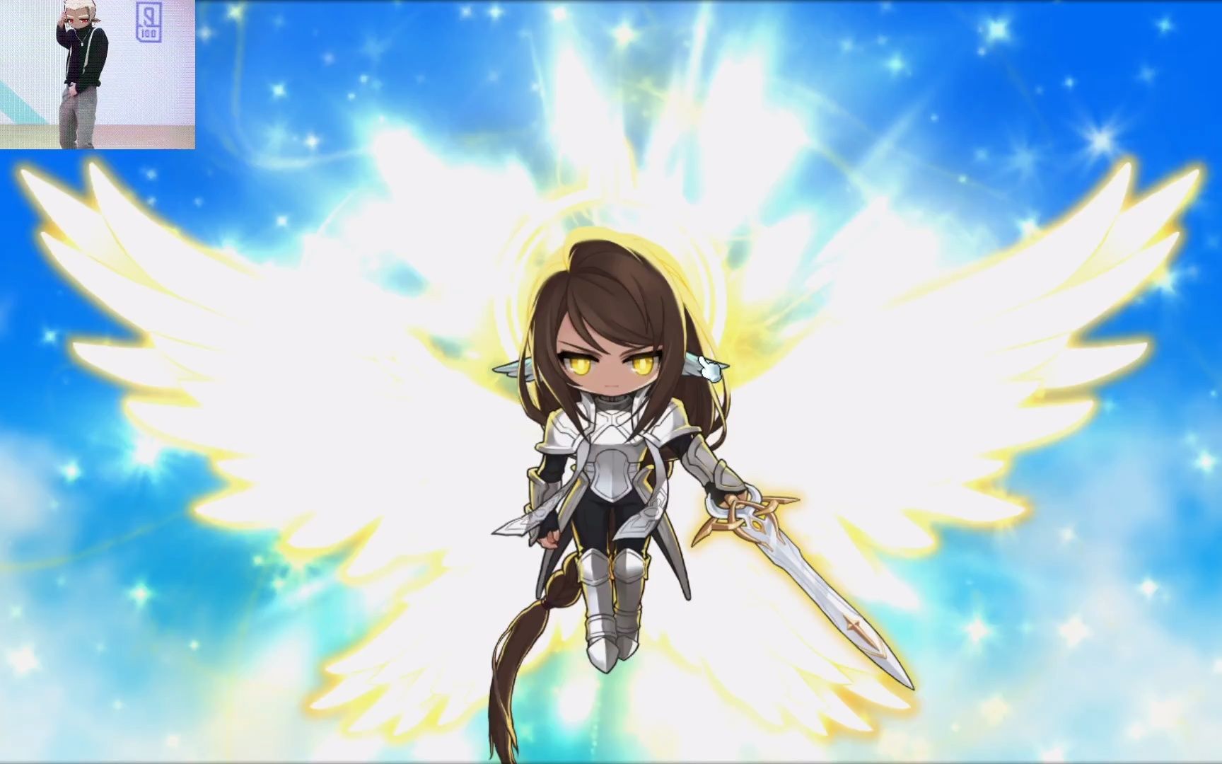 冒险岛tms圣晶使徒伊利恩单杀赛连!没想到吧,爷会飞!