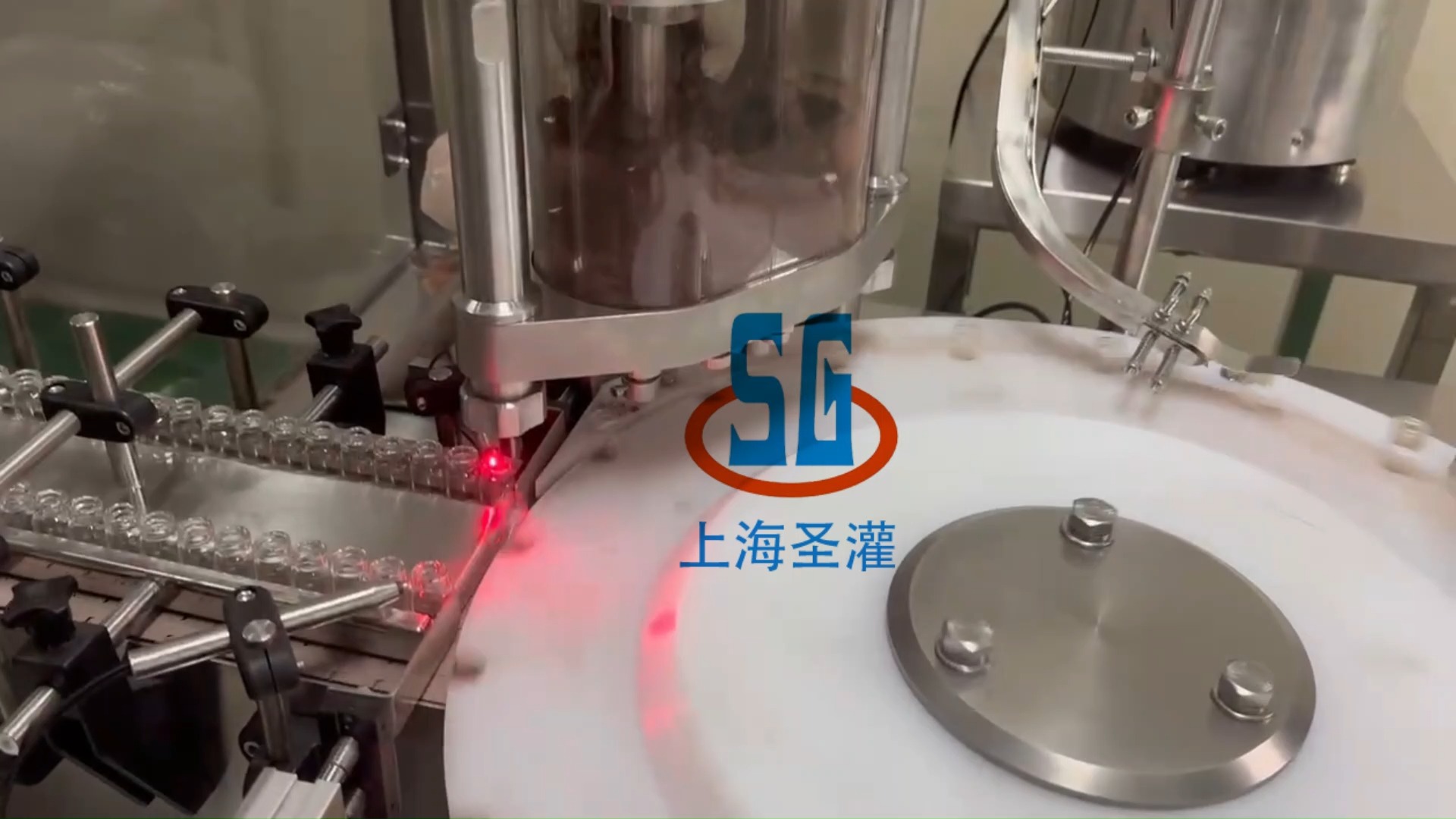 3克桑黄粉全自动灌装设备1克熊胆粉灌装机高速西林瓶粉剂灌装机