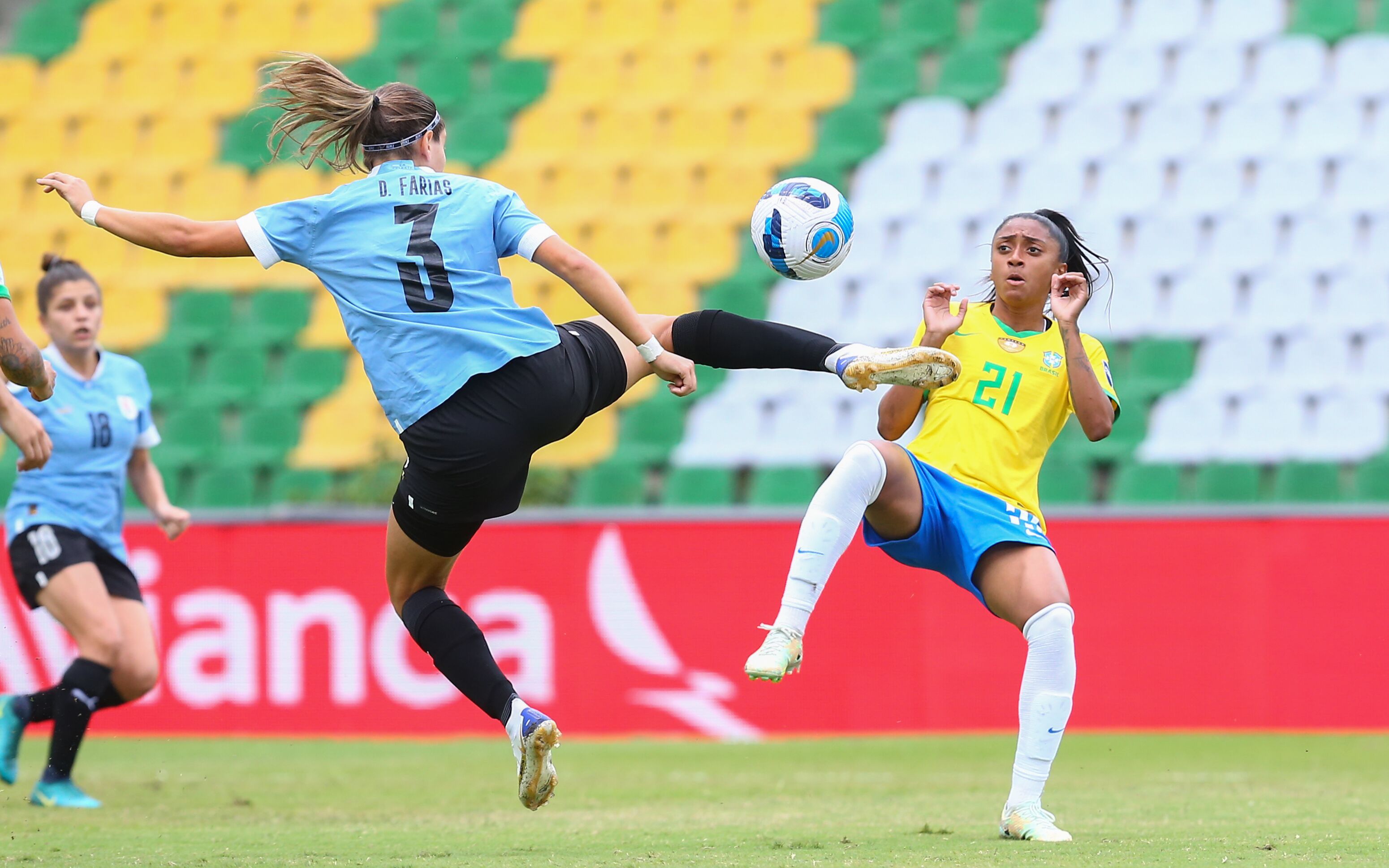 女足美洲杯 b组第二轮 巴西 4-0 乌拉圭 highlights