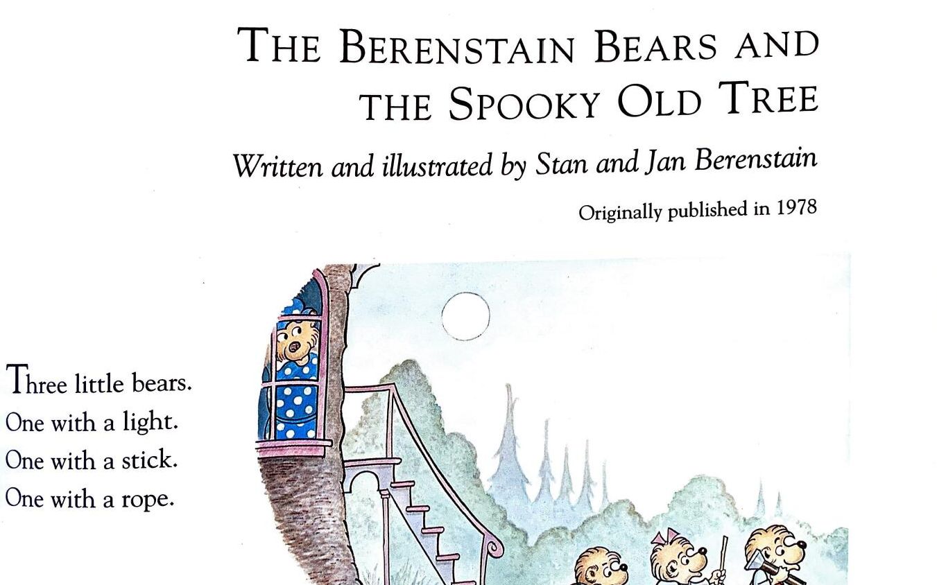 [图]The Berenstain Bears and the Spooky Old Tree “请跟我读”公益英语朗读课第12期