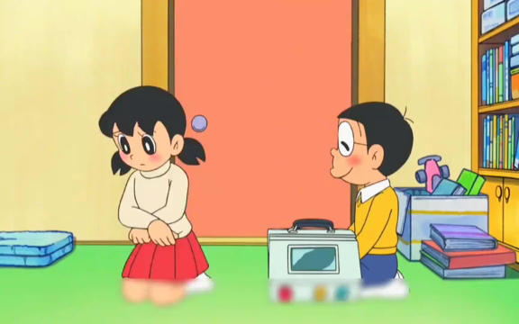 大雄多次让静香脱衣服,蓝胖子阻止了,大雄喜提五指山