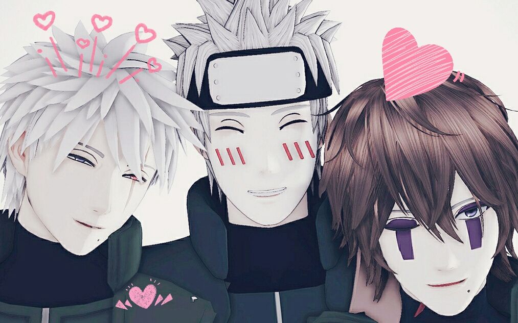 火影mmd真正的旗木一家欢迎旗木朔茂公公的到来欢乐向