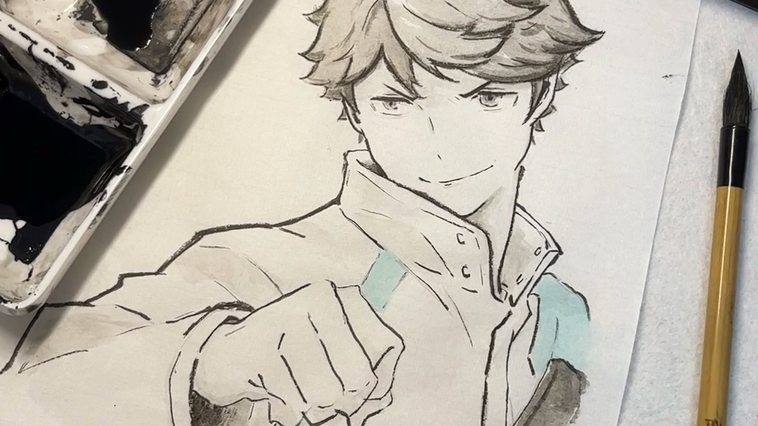 "及川彻,阿根廷二传手,高中时代平平无奇,从来没有打进过全国大赛.