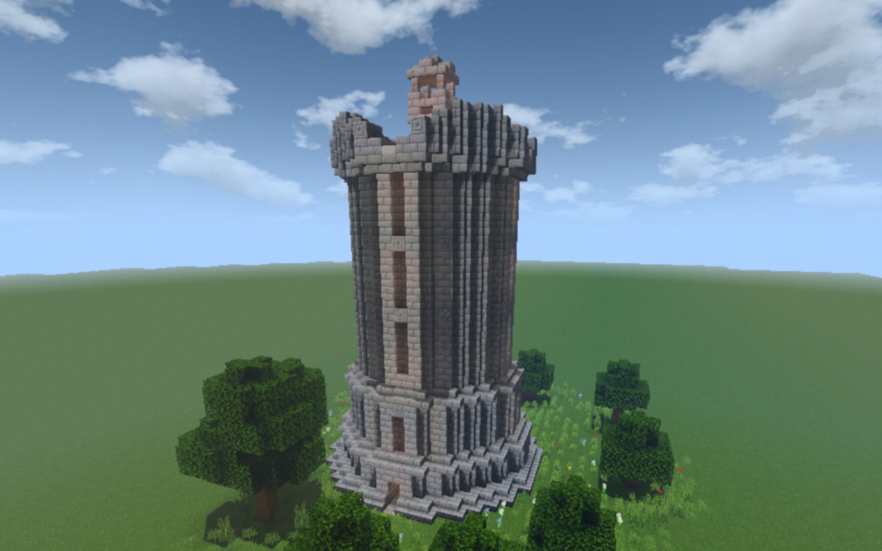 哨塔/我的世界中世纪萌新向教程/ 一只白异端创作_我的世界
