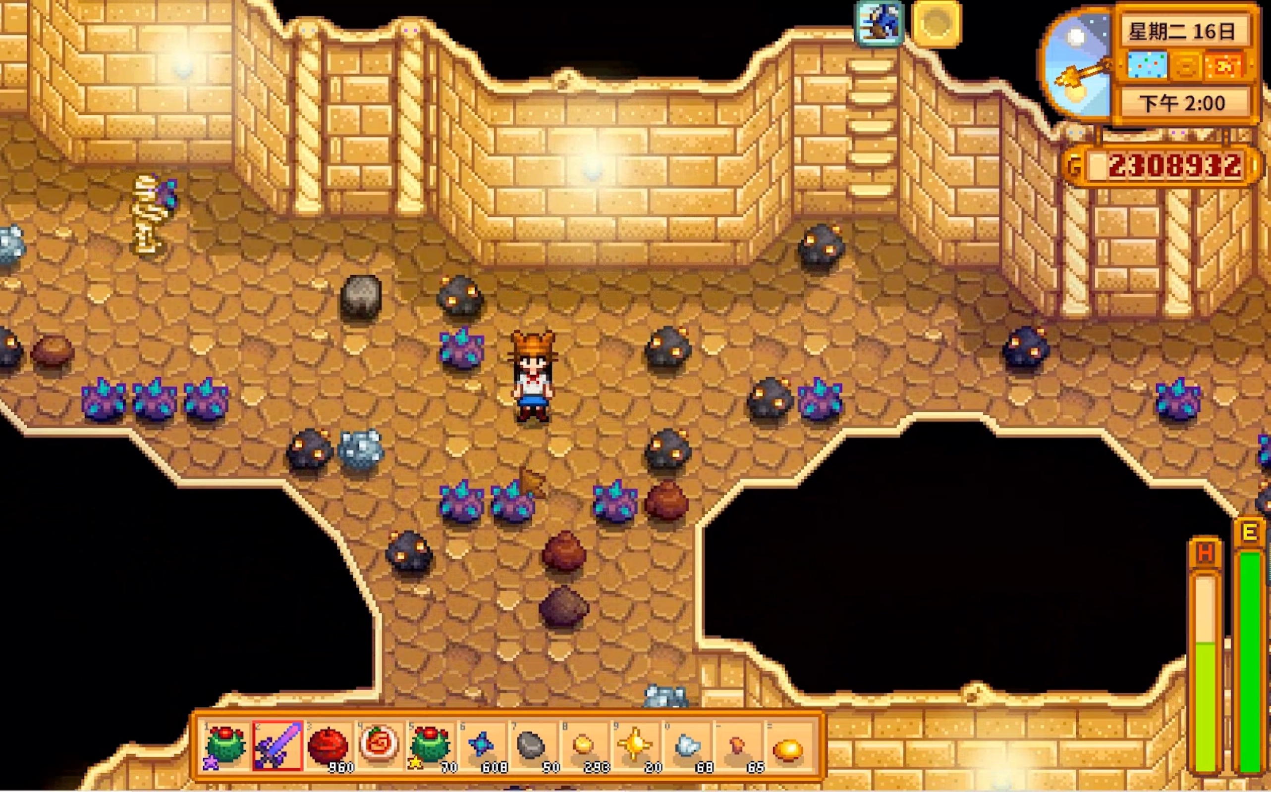 【鱼饼的星露谷打工记录】《星露谷物语》第一期 沙漠矿洞炸矿,声控中