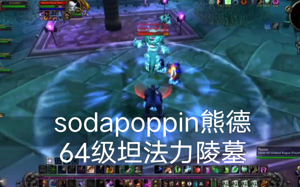 tbc内测 sodapoppin64级熊德坦法力陵墓