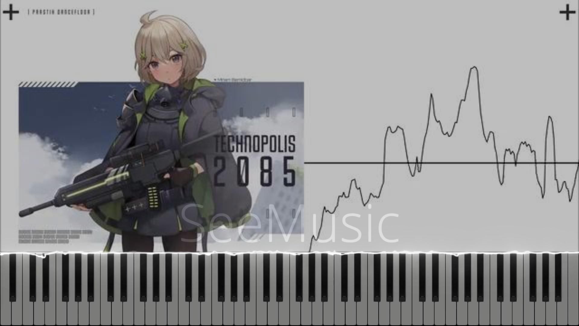 【88K音游】TECHNOPOLIS 2085 钢琴改编