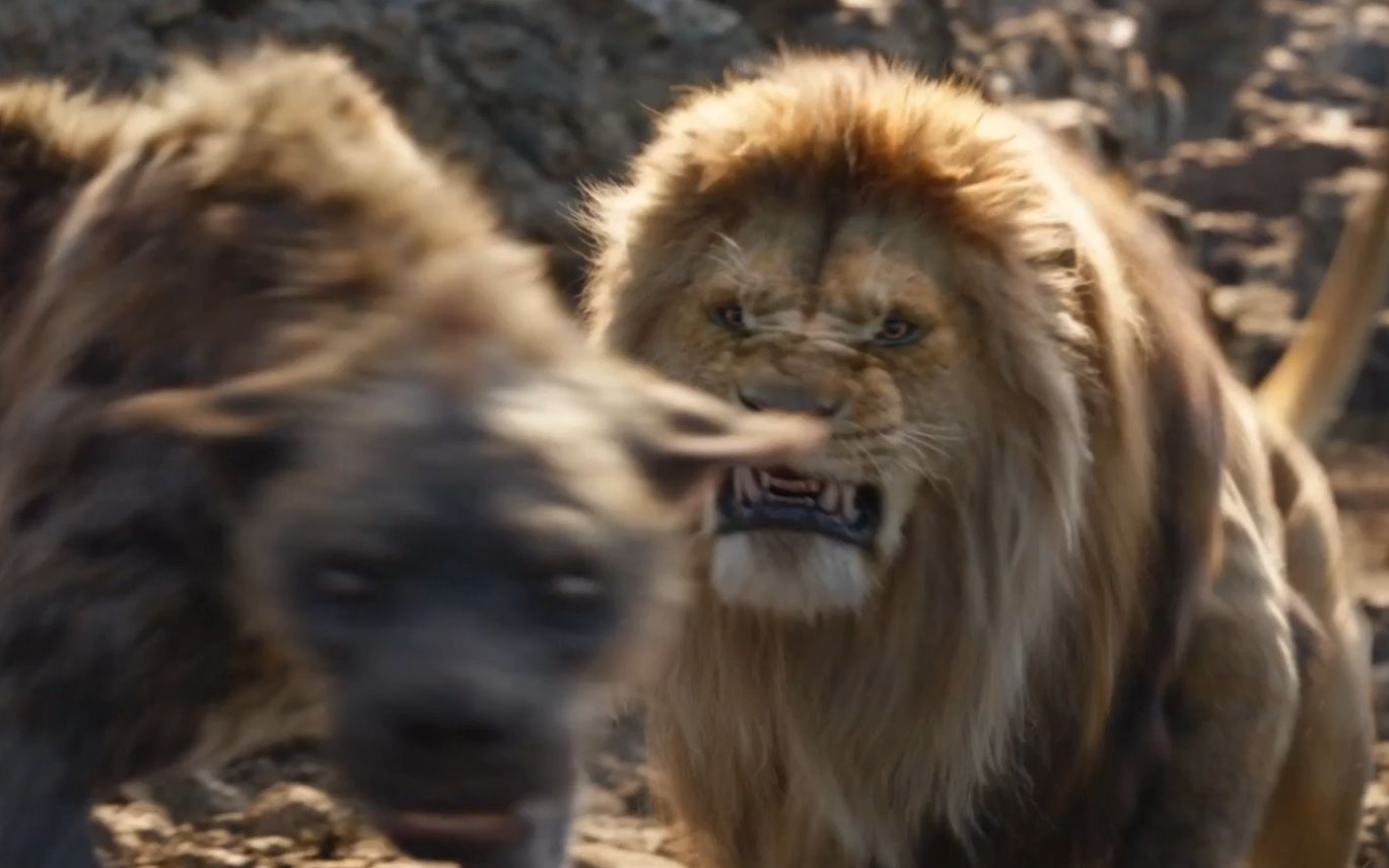 谢利可汗刀疤木法沙的气场对比老虎似乎知道先擒王