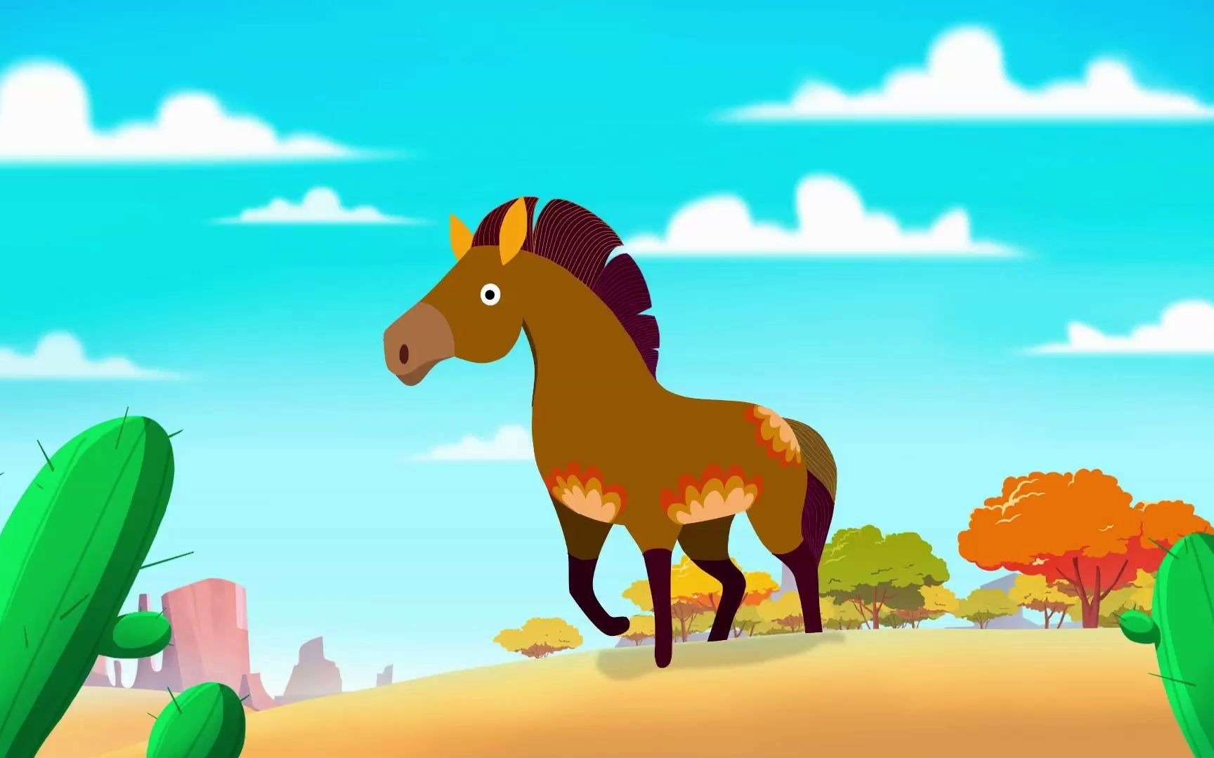 逐帧场景动画手绘动植物蝴蝶马