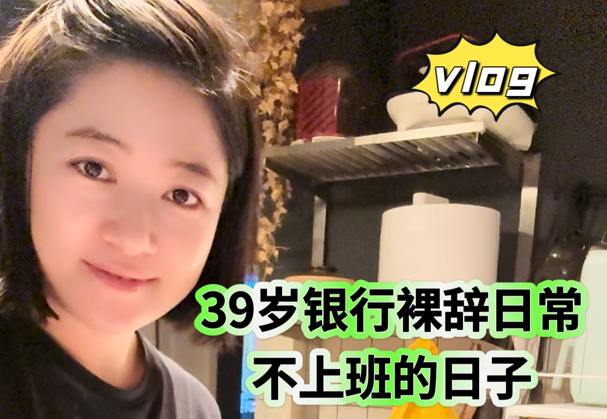 vlog|39岁银行裸辞姐姐,不上班的一天怎么过?哔哩哔哩bilibili