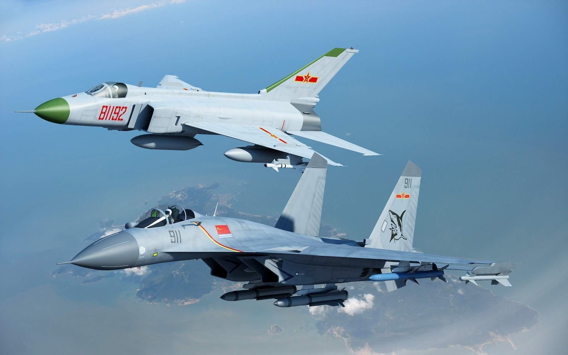 爹2f18vs殲10米格29大型空戰地圖