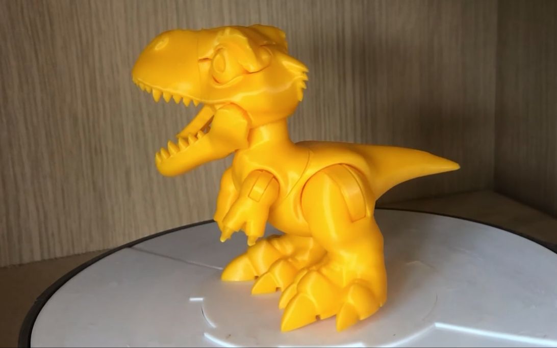【ultimaker】3d打印的pla小恐龙竟然"活"了!一起愉快地玩耍吧
