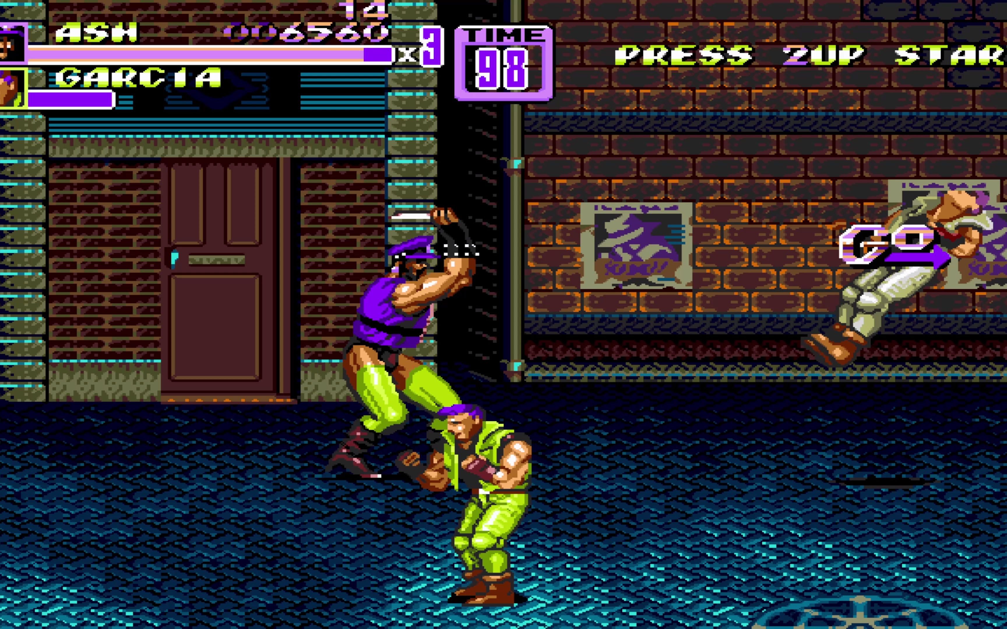 [图]MD 怒之铁拳2 美版 Ash Streets of Rage 2 Extreme Alliance Ash