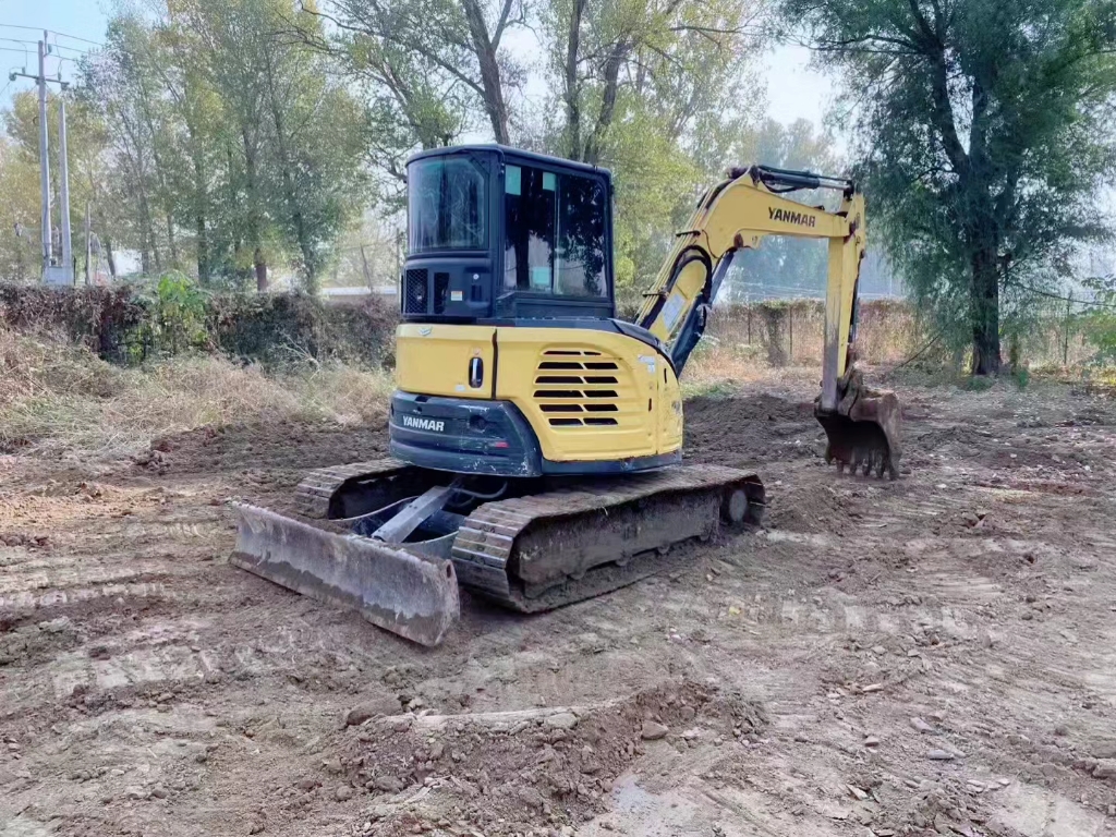 刘一手分享挖机,无尾洋马55挖掘机.#二手挖机