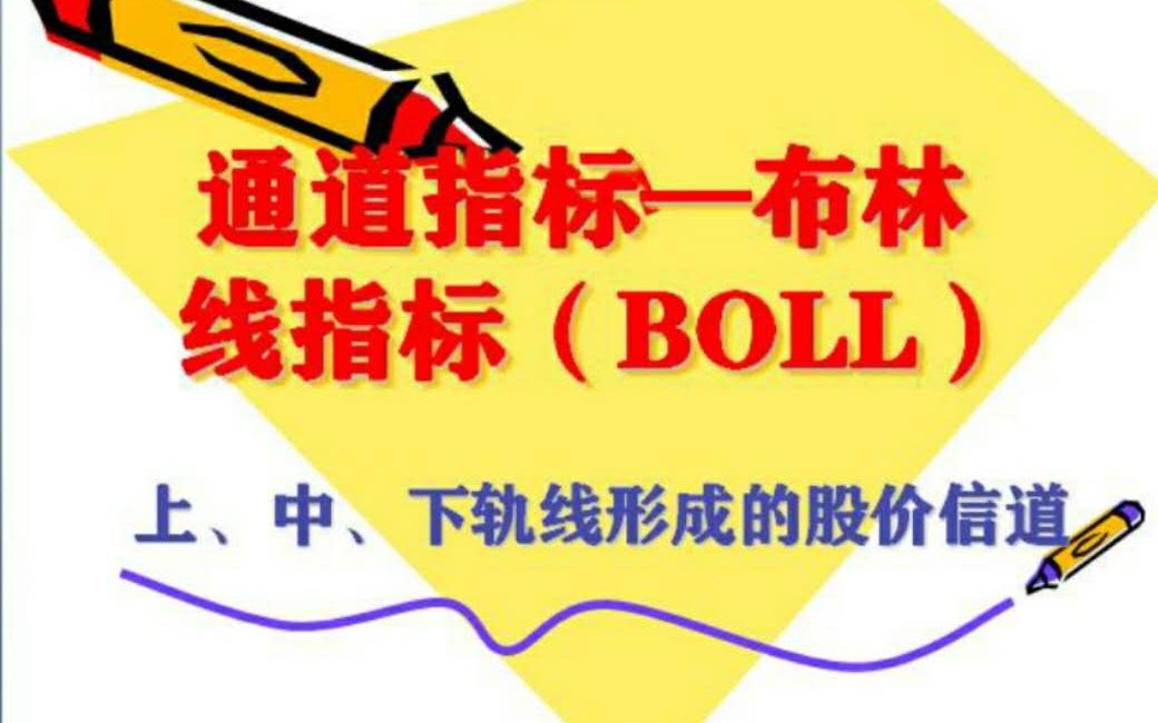 通道指标——布林线指标(BOLL)哔哩哔哩bilibili