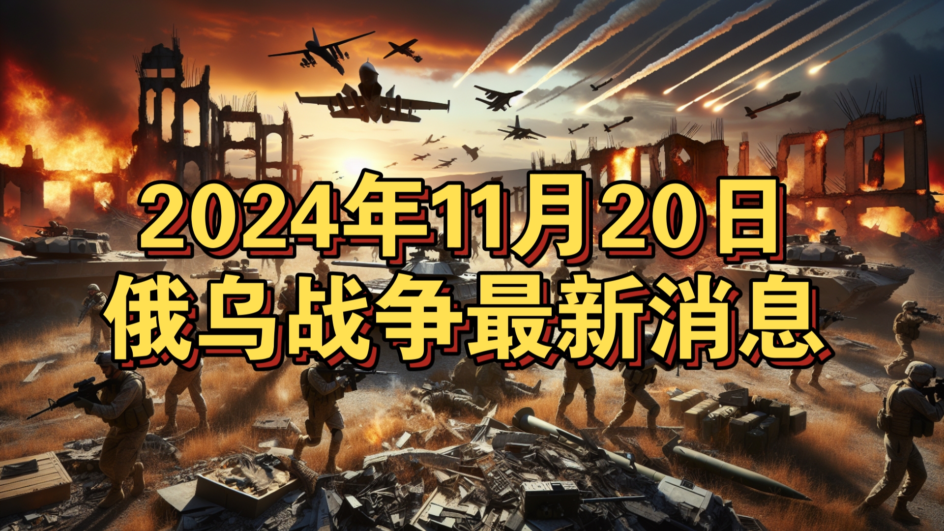 [图]2024年11月20日俄乌战争最新消息