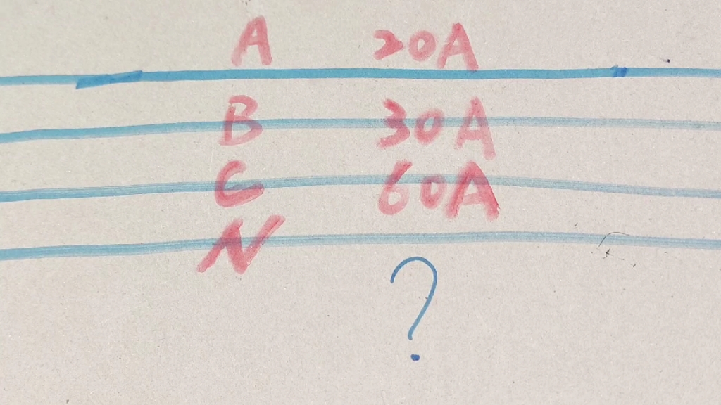 3根火线共用一根零线,电流分别是20A,30A,60A,零线有多大电流?哔哩哔哩bilibili