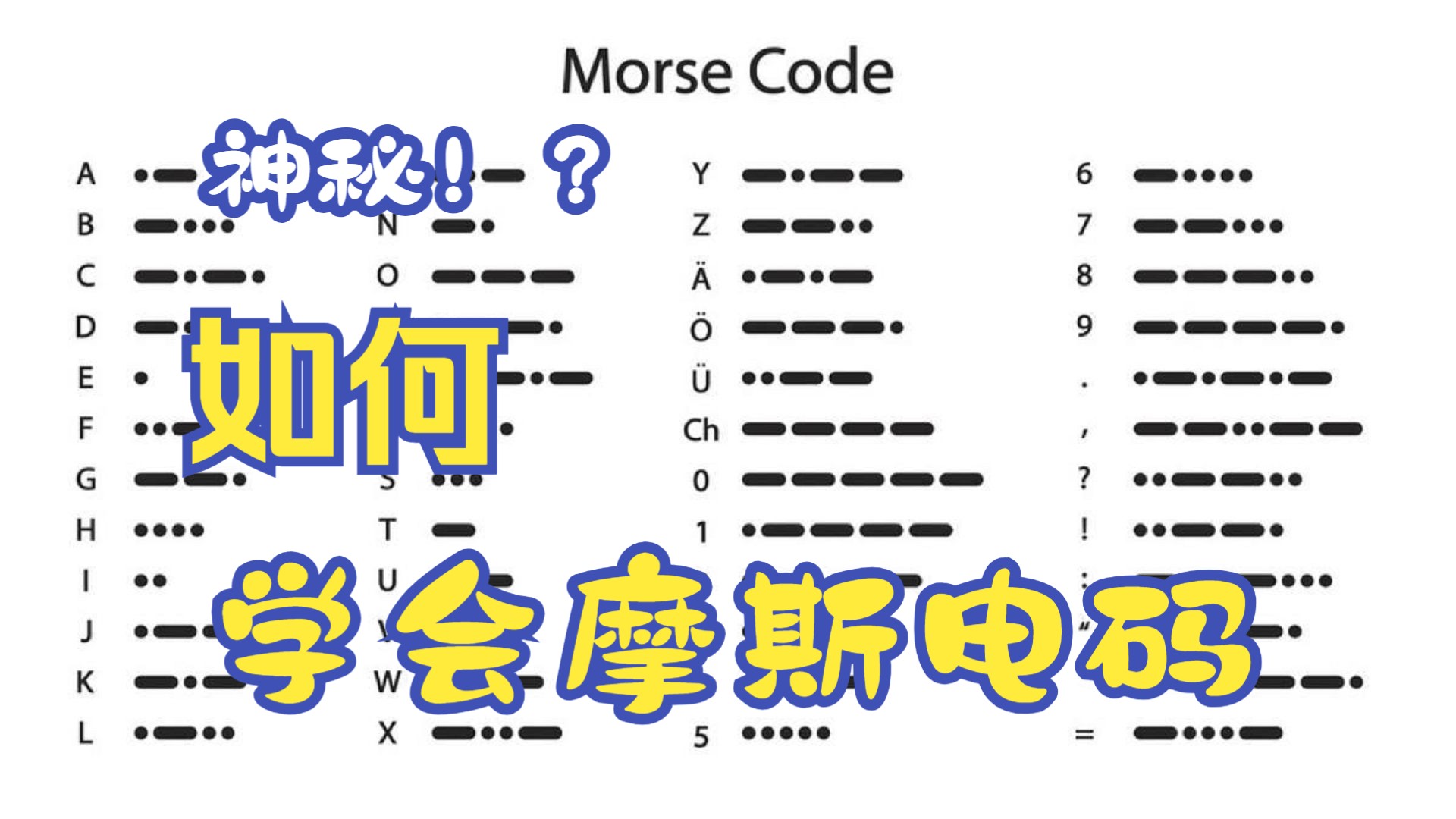 如何学会摩斯电码?MorseLink在线摩斯电码聊天软件!哔哩哔哩bilibili