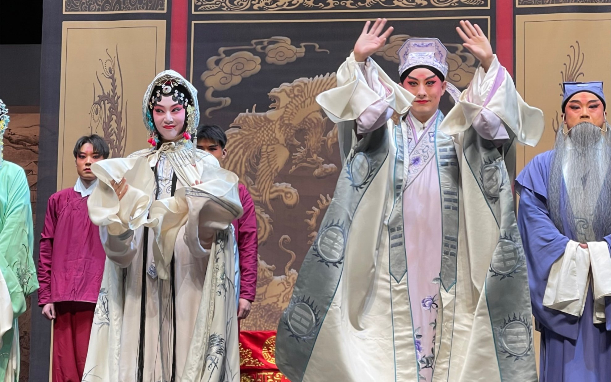 【单雯】【施夏明】昆剧1699桃花扇2022.3.12谢幕1排中自摄 江苏省昆