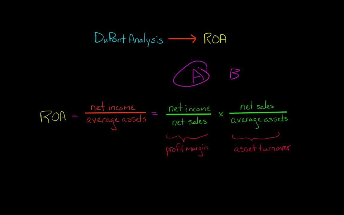 DuPont Analysis for ROA  Financial Statement Analysis 杜邦分析法哔哩哔哩bilibili