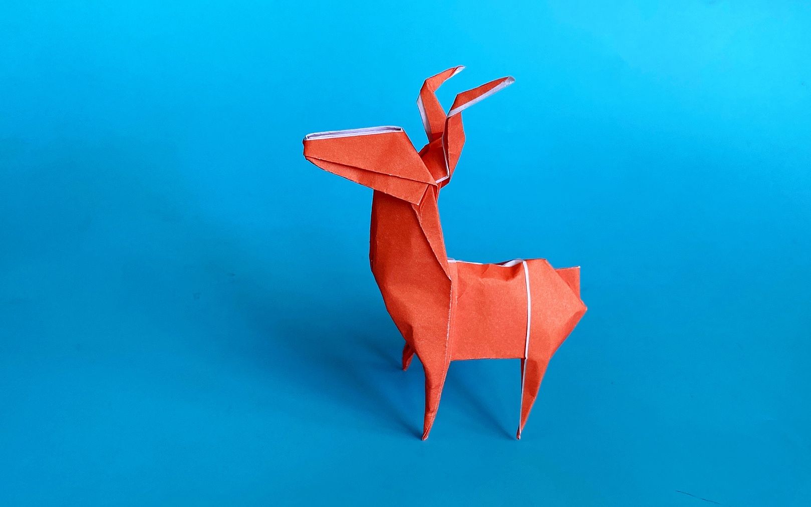 小鹿的折纸方法图片