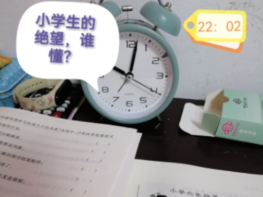 太卷了!小学生的绝望,谁懂?写不完,根本写不完!哔哩哔哩bilibili