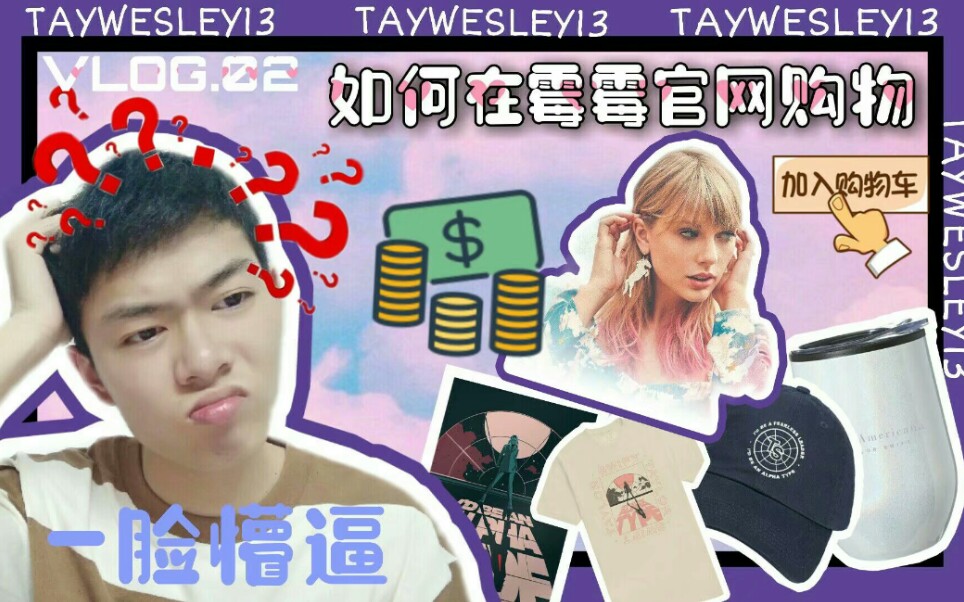 如何在霉霉TaylorSwift的官网购物哔哩哔哩bilibili